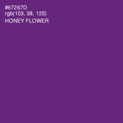 #67267D - Honey Flower Color Image